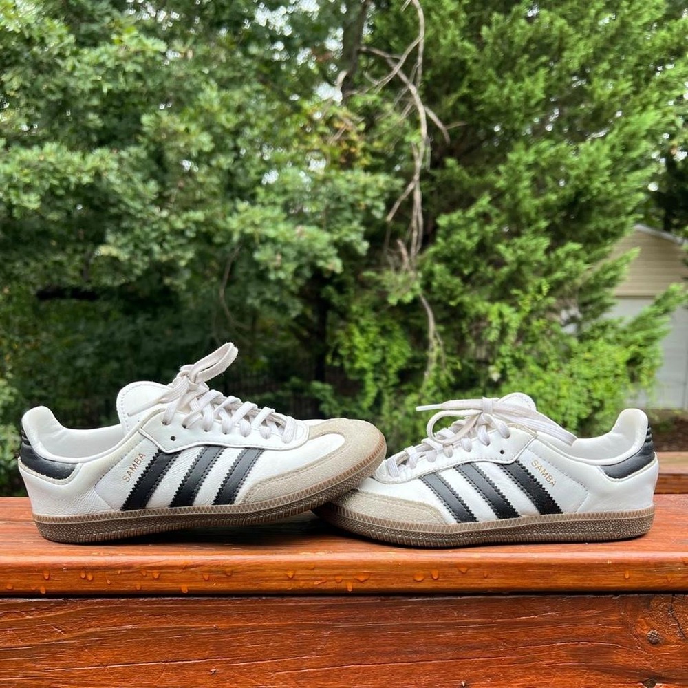 Adidas Samba OG Youth 2.5 Sneakers White Black Gum Running Play school Sneakers